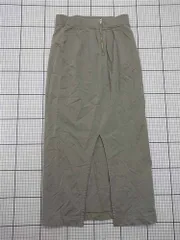 ◇ Θ スピックアンドスパン Spick & Span コットンロングスカート カーキ系 36 レディース E  【1601070012956】