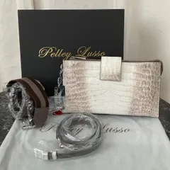 【喫煙臭 未使用品】ペレリールッソ Pelley Lusso ヒマラヤ ショルダーバッグ ショルダーポーチ ななめがけバッグ