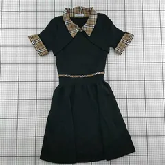 ◇ Θ リップサービス LIP SERVICE チェック切替ワンピース ブラック系 レディース E  【1601070016541】