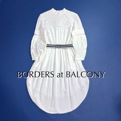 BORDERS at BALCONY ドットボーダーシャツワンピース M 日本製 - メルカリ