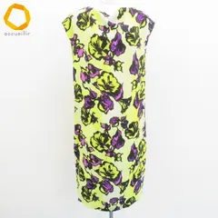 シズカコムロ 4298 SHIZUKA KOMURO ワンピース ロング スリーブレス インナー付き 総柄 レディース [a890601]