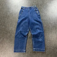 日本製 BEAMS RED CARD Denim Jeans ビームス レッドカード コラボ 別注 デニムパンツ ワイドジーンズ ジーパン ブルー レディース B26461SK