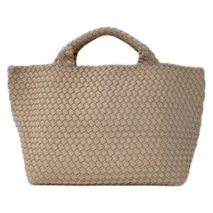 NAGHEDI(ナゲディ) トートバッグ美品  - SN03013LD シェルピンク 編み込み