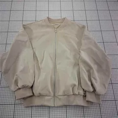 ◇ Θ エレンケアドゥ ELENCARE DUE ベージュ系ジップアップブルゾン レディース Fサイズ E  【1601150000477】