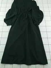 ◇ Θ シェーマデルレイ SHEEMA DEL RAY ロングワンピース ブラック系 M レディース E  【1601150000378】