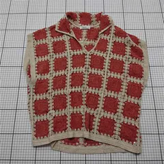 ◇ Θ ニコアンド niko and... NKN24671SB クロシェ編みベスト Fサイズ レディース E  【1601150032713】