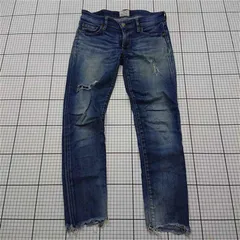 ◇ Θ アングリッド Ungrid 111611442002 ダメージデニムパンツ 24 レディース E  【1601150032898】