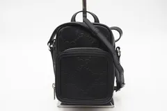 ★3日以内返品可★ 極美品 GUCCI グッチ GGエンボス レザー ショルダーバッグ 658553 2wayショルダーバッグ ブラック レザー レディース