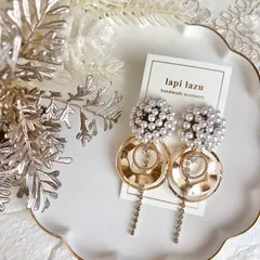 つぶつぶパール 3種リング《ピアス/イヤリング》