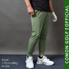 新品【COMONGOLF/コモンゴルフ】接触冷感素材ジョガーゴルフパンツ