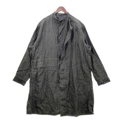 suzuki takayuki 比翼仕立て リネンバンドカラーシャツコート - メルカリ