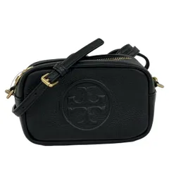 TORY BURCH(トリーバーチ) ショルダーバッグ - 黒 ストラップ着脱可 レザー