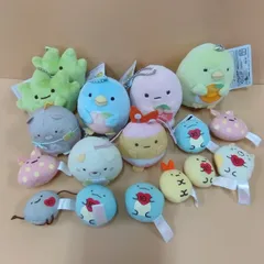 【D10097】すみっコぐらし　マスコット　キーチェーン　17個まとめ売り