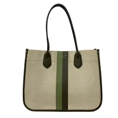 MICHAEL KORS(マイケルコース) トートバッグ - アイボリー×ライトブラウン×マルチ レザー
