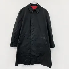 古着 used　LONDON FOG　ロンドンフォグ　ステンカラーコート　比翼仕立て　黒　ブラック　42サイズ【値引き交渉OK！】