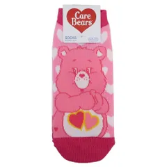 【メール便】ケアベア 靴下レディース キャラックス ハート PK CareBears スモールプラネット 大人向け キャラクター グッズ 
