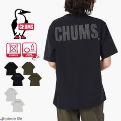 美品 25SS チャムス ハリケーントップ ヘンリーネック 半袖 スウエット 
