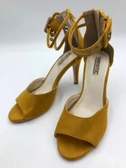 美品 vivian ヴィヴィアン ベルト アンクルストラップ サンダル sizeL/マスタード ■◆ レディース