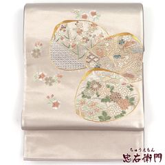 袋帯 初代 由水十久(ゆうすいとく)童子の踊り子刺繍 - メルカリ