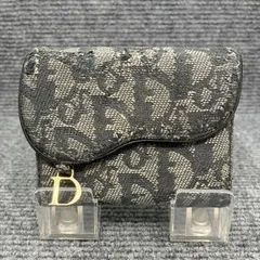 Christian Dior　ディオール　コインケース　トロッター　ネイビー系　3182