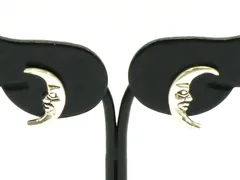 シルバー　ピアス　三日月モチーフ　Silver925　18711901