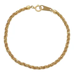 ブレスレット K18YG-9.9g ゴールド【S】【メンズ・レディース】★■605943【中古】