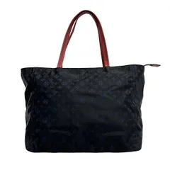 russet(ラシット) ショルダーバッグ - 黒×ダークネイビー×レッド レザー