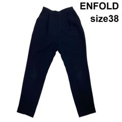 ENFOLD ライトツイル ゴム ジョッパーズパンツ 黒 N2468 - メルカリ