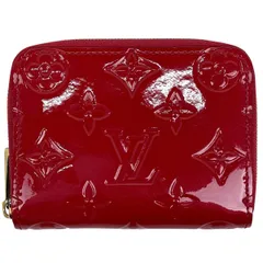 【在庫一掃】 ルイ・ヴィトン Louis Vuitton ジッピーコインパース ラウンドファスナー カードケース エナメル コインケース モノグラムヴェルニ スリーズ(レッド) M90202 レディース 【中古】