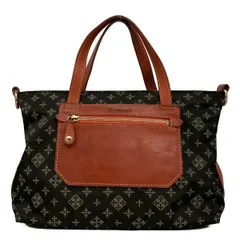 russet(ラシット) ハンドバッグ - 黒×グレーベージュ×オレンジ レザー