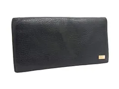 dunhill ダンヒル レザー 二つ折り 長財布 ウォレット 札入れ カード入れ メンズ ブラック系 DL7544