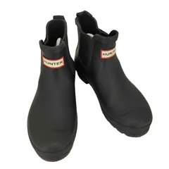 ハンター HUNTER オリジナル チェルシー ブーツ レディース UK：4 