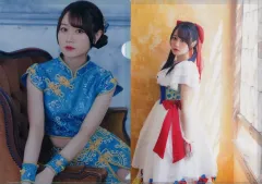 中古】クリアファイル 小倉唯 A4クリアファイル2枚セットB 「小倉唯