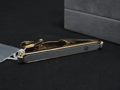 ■美品■ ChristianDior クリスチャンディオール ヴィンテージ タイクリップ タイピン ビジネス 紳士 メンズ シルバー系 DL8983