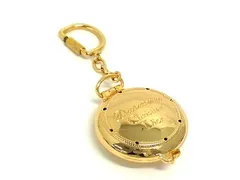 ■美品■ ChristianDior クリスチャンディオール キーホルダー キーリング バッグチャーム レディース ゴールド系 DL9255