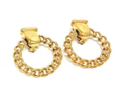 GIVENCHY ジバンシィ ヴィンテージ クリップ式 イヤリング アクセサリー レディース ゴールド系 DL9292