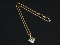 76NCフレームドCHプラスチャームwithパヴェダイヤモンド24k GP - メルカリ