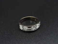 SWAROVSKI スワロフスキー ラインストーン リング 指輪 アクセサリー 約9号 レディース ゴールド系 DL9564