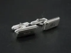 Burberrys バーバリーズ カフスボタン カフリンクス アクセサリー ビジネス 紳士 メンズ シルバー系 DL9577