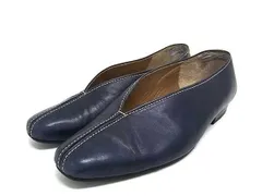 TRUSSARDI トラサルディ レザー パンプス 靴 シューズ レディース ネイビー系 DL9902