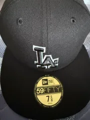 ニューエラ LA ドジャーズ ブラック 59fifty 7 5/8