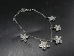 SWAROVSKI スワロフスキー ラインストーン フラワーモチーフ ブレスレット アクセサリー レディース シルバー系 DM0215