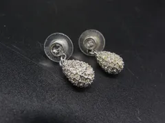 SWAROVSKI スワロフスキー ラインストーン ドロップモチーフ ピアス アクセサリー レディース シルバー系 DM0206