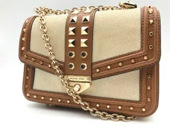 ✨希少✨MICHAEL KORS　マイケルコース　チェーンショルダーバッグ　ソーホー　キャンバス　スタッズ　514
