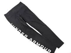 UNDER ARMOUR アンダーアーマー ロゴ プリント レギンス パンツ sizeXL/黒 ■■ レディース