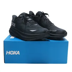 新品同様 HOKA ホカ M CLIFTON 9 GTX 1141470F/BBLC クリフトン9 ゴアテックス ブラック スニーカー ランニング シューズ サイズUS11(29.0cm) Febk