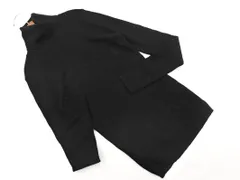 K.T. キヨコタカセ ウール100% リブ タートルネック ニット セーター size9/黒 ◇■ レディース