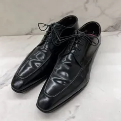 REGAL リーガル ガラスレザー Uチップ ドレスシューズ ブラック 25㎝