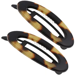 新品 Camila Paris CP1993/2 女性用フレンチヘアバレッタクリップ、手作り、サイドスライドインメタルフリークロージャストロングホールドグリップヘアクリップガールズ用、滑り止め耐久性スタイリングヘアアクセサリー、フランス製