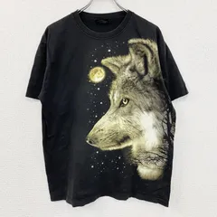 古着 used　Rock Chang　ロック・チャン　半袖プリントTシャツ　黒　ブラック　Lサイズ【値引き交渉OK！】